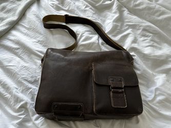 Leather Messenger Bag