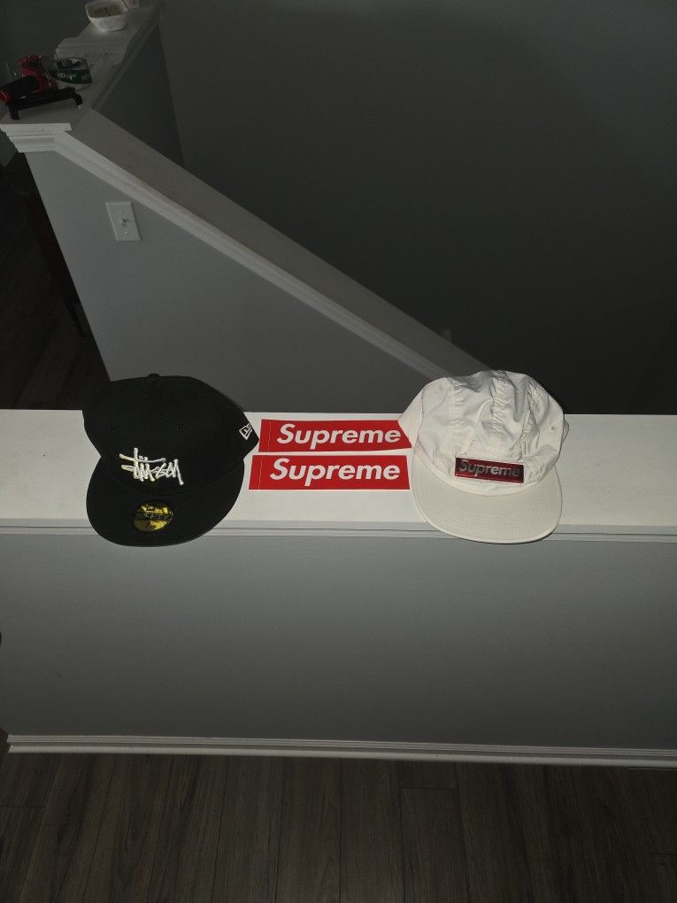 New STUSSY and SUPREME Hats