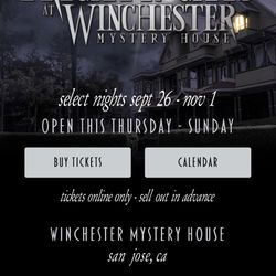 Winchester Mystery House Festival Freight Nights Tickets