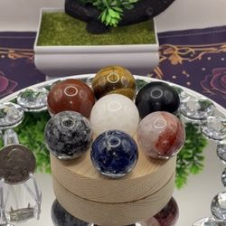 Real Crystal Planetary System Spheres. 