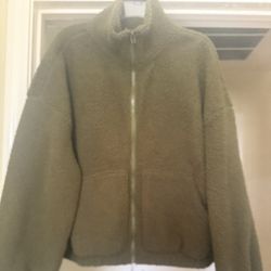 Fuzzy Warm Zip Up Jacket