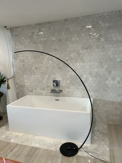 FLOOR LAMP( Curved) With Remote Control