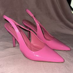 Barbie Pink Heels Size 8W