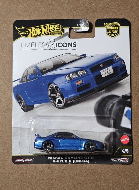 Hot Wheels Nissan Skyline GT-R V-Spec II (R34)