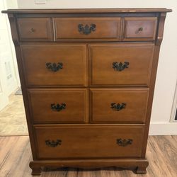 MOVE OUT SALE - Vintage Tall 4 Drawer Harmony House Dresser
