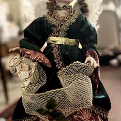 Christmas Angel Porcelain Doll