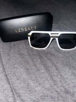 White Versace Glasses