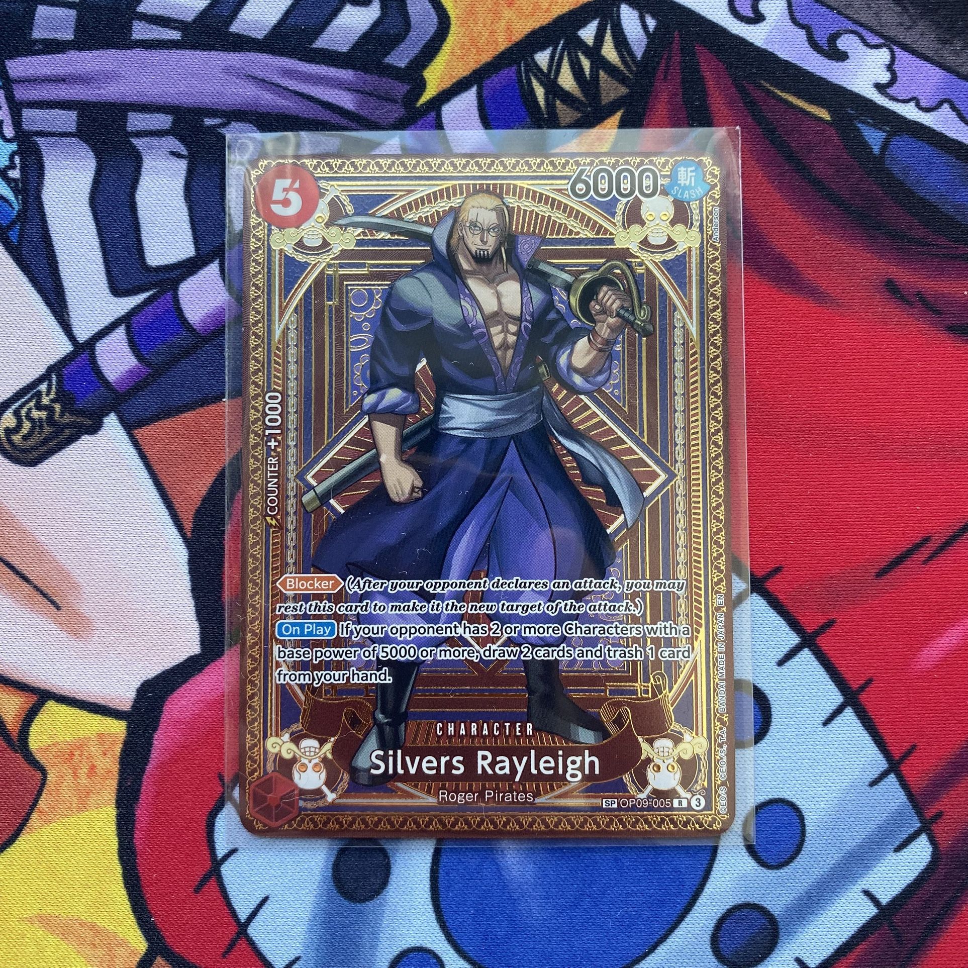 Silvers Rayleigh OP11 SP Alternate Art English OP09-005 One Piece TCG NM
