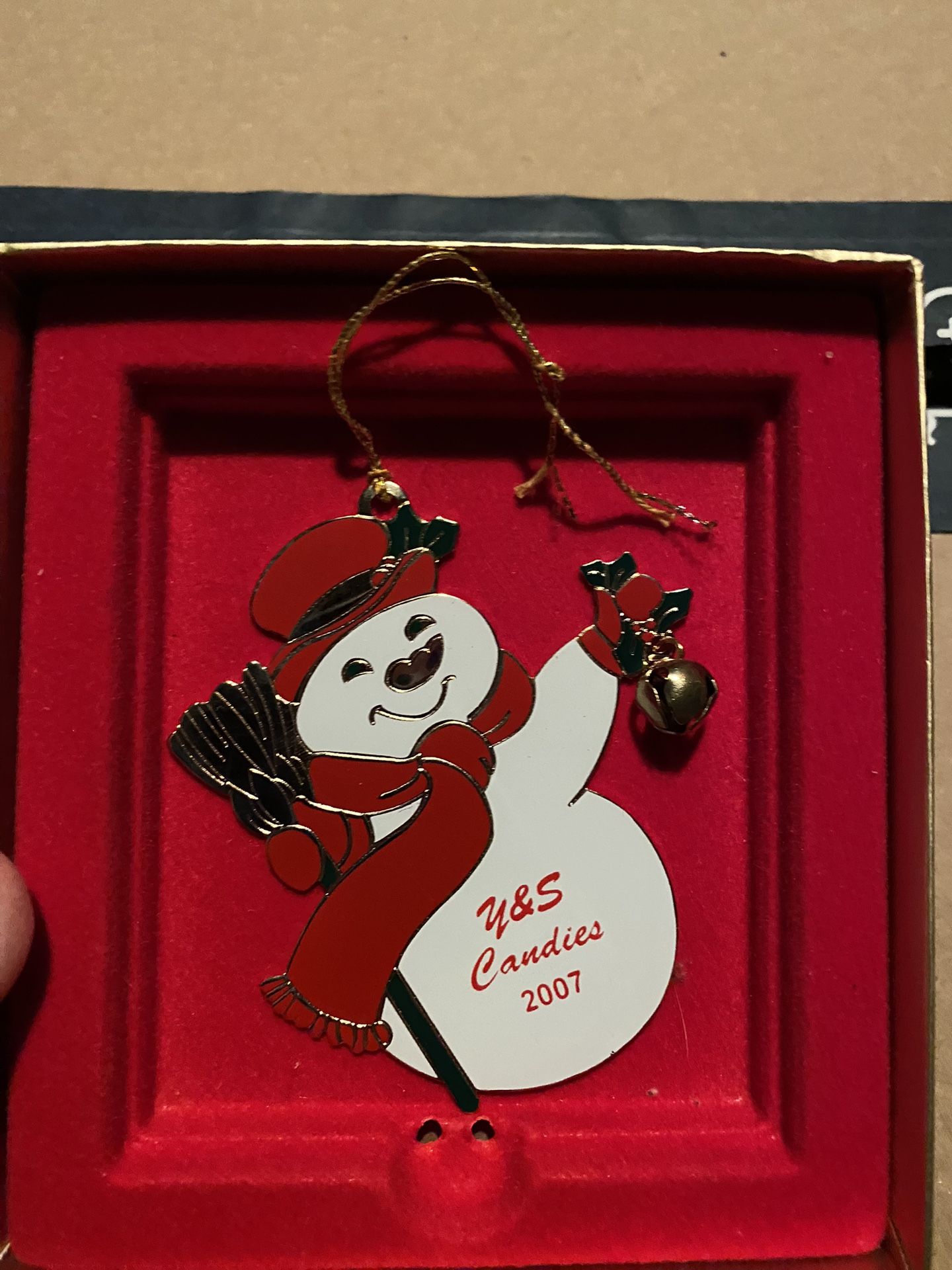 Y and S Candies 2007 Company Christmas Ornament