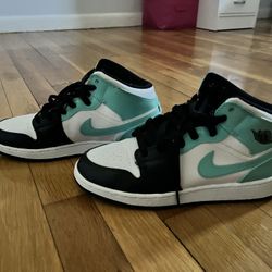 Military Black Jordan 4s and Jordan 1s 