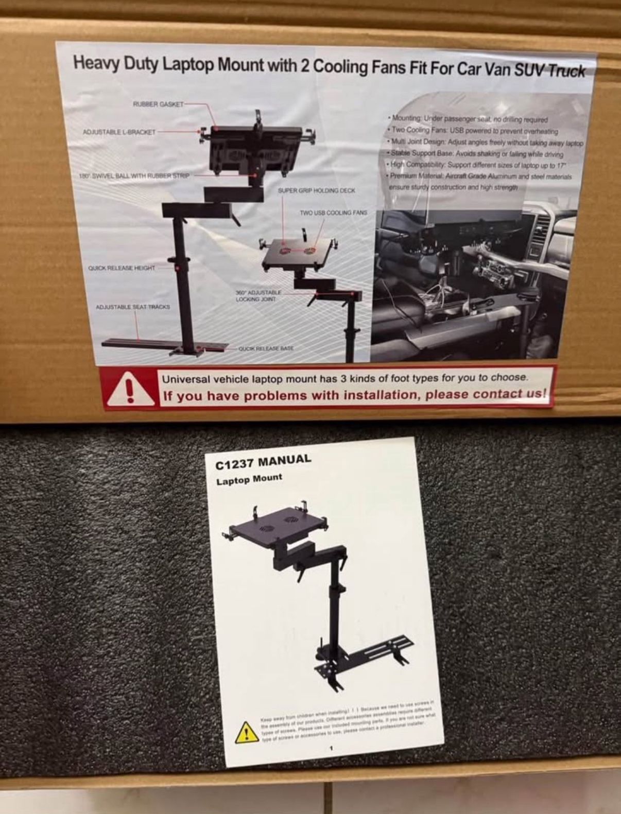Vehicle Laptop Mount