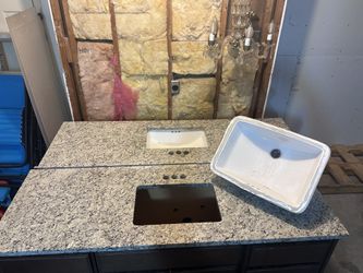 2 Granite Counter Tops Back Splash & Sinks