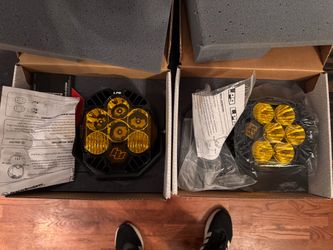 Pair of Baja Designs LP6 Pro Amber Driving/Combo LED Lights