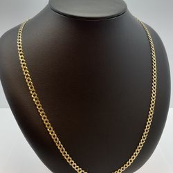 14K Gold Cuban Chain.