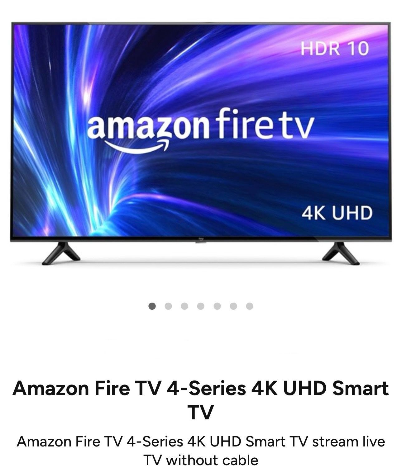 43 Inch 4K Amazon Fire TV (Smart TV)