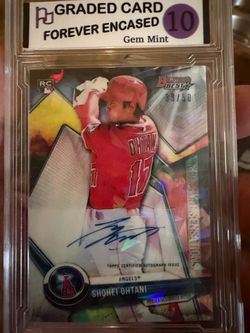 Shohei Ohtani Bowman's Best RC Auto 38/50 BGS 10