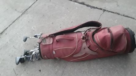 Vintage Titleist Leather Golf Bag - sporting goods - by owner - sale -  craigslist