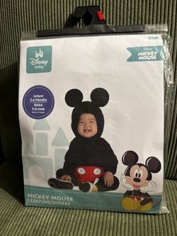 Mickey Mouse Costume Infant 3-6 Months