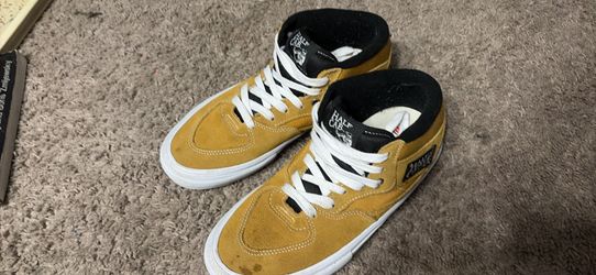 Vans half cab ‘gold white’ skate shoes size M8