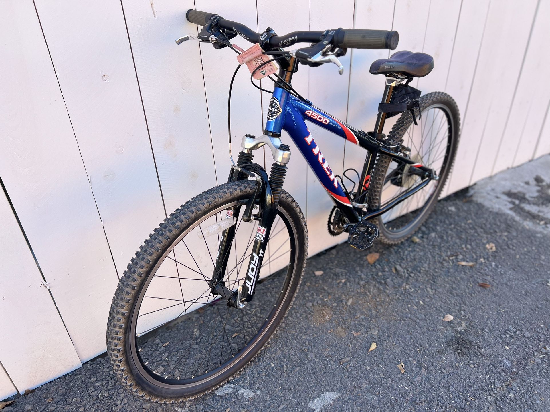 Trek Bicycle Alpha 4500 13” 33cm Blue Red White Black With Alpha