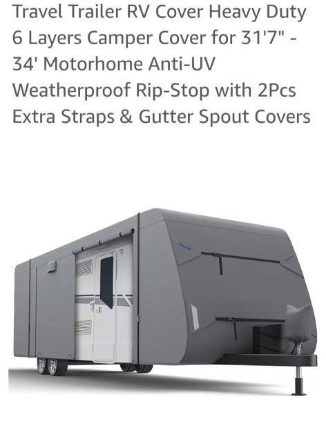 Travel Trailer RV Cover Heavy Duty