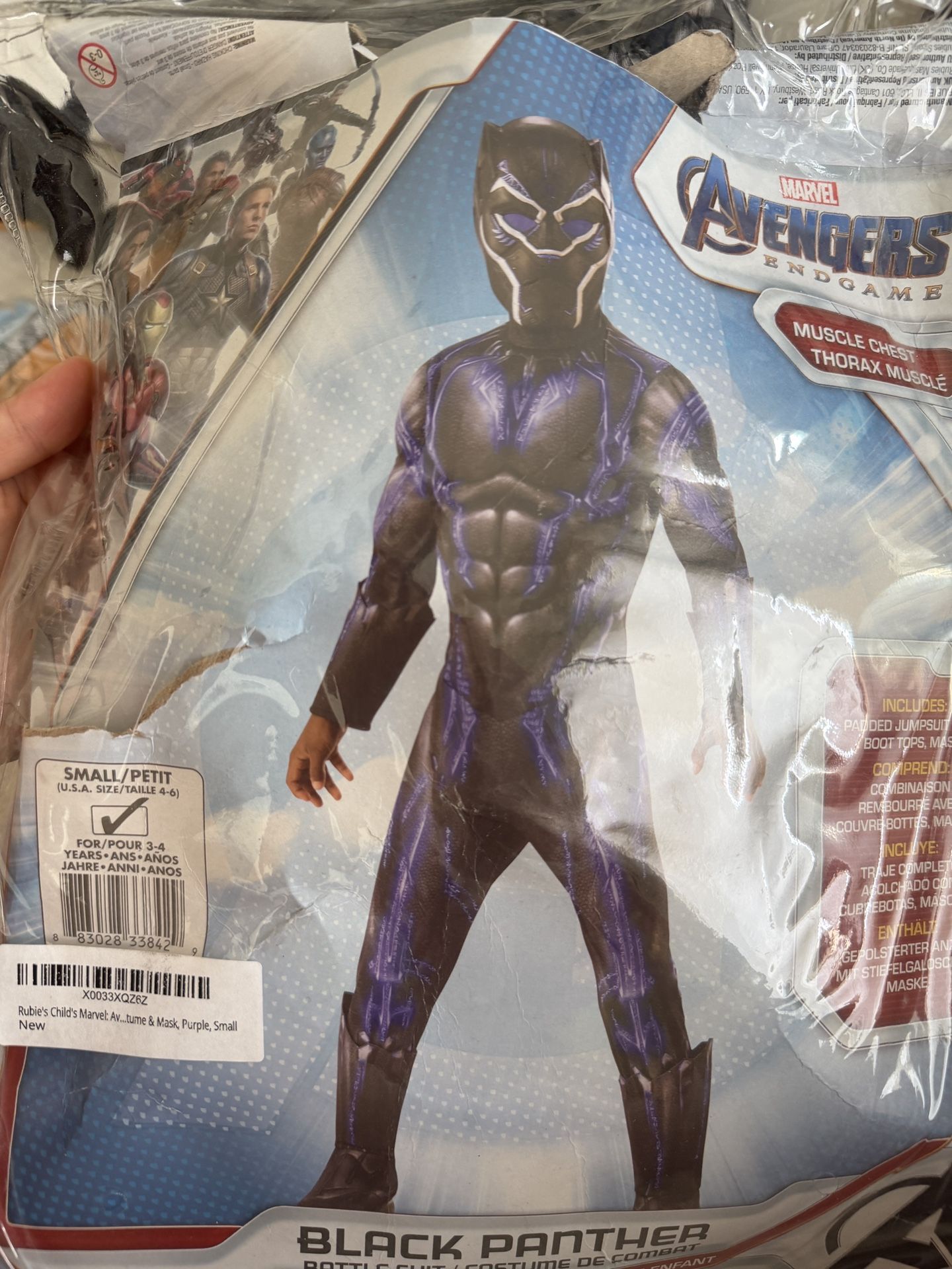 Avengers Black Panther Kids Halloween Costumes