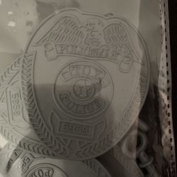 Toy Police Badges
