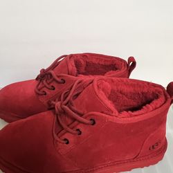 UGG Neumel Classic Boots in Samba Red - US size 12 Shearling Lined