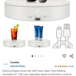 New In Box. SPIN TABLE, TAKES 3 AAA BATTERIES, COME'S W/ USB C. SEE PHOTOS. CASH PICKUP ONLY
