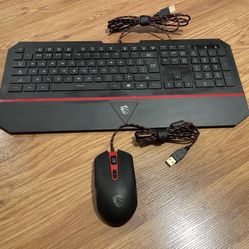 Used MSI Keyboard And Mouse Set
