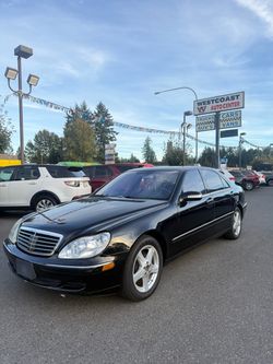 Mercedes-Benz S-Class Black Sedan