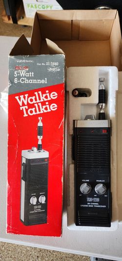Vintage Walkie Talkie - brand new