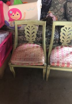 Antique children chairs
