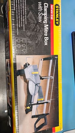Clamping Mitre Box with Saw Stanley