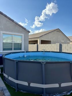 Intex Ultra XTR 14ft x 42in Above-Ground Pool + Upgrades