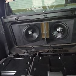 Dual 15" FI AUDIO Xv4s With Custom Box 