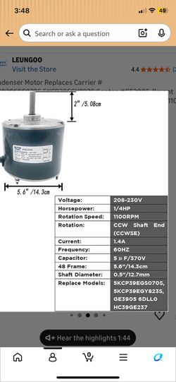 Ac condenser brand new