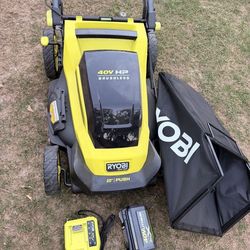 Ryobi 40 Volts 20” Push Mower Bundle