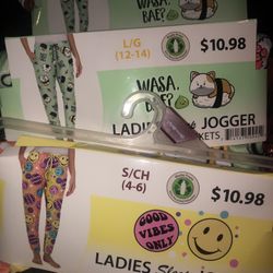 Ladies All Sizes Brand New Sleeper Joggers  Size Sm-3x