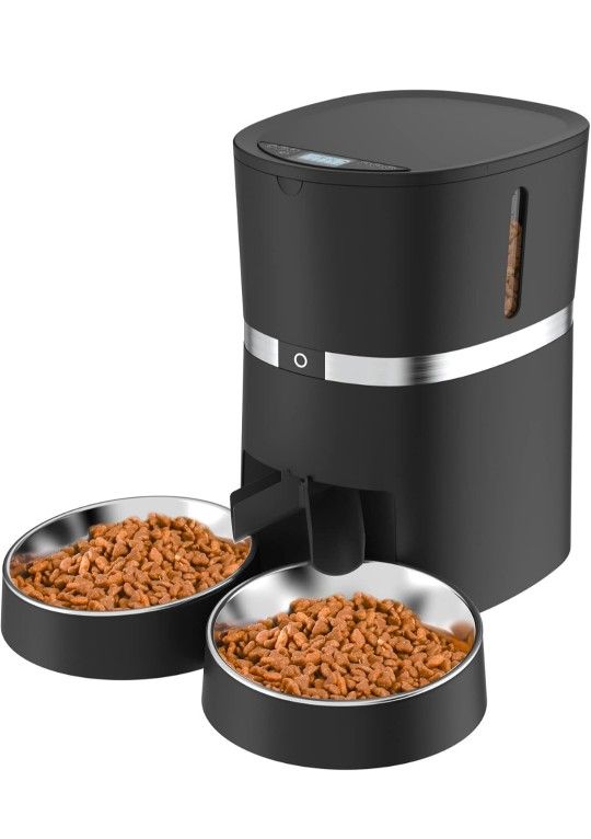 Automatic Pet Feeder For 1 Or 2 Pets
