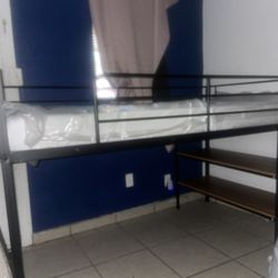 Low Bunk Bed For Sale With Shelves 