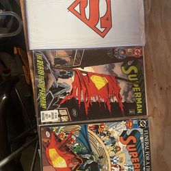 Superman Comics Death Of Superman Unopened From Sealed White Cover Original