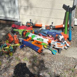 Nerf Gun And Stuff Collection