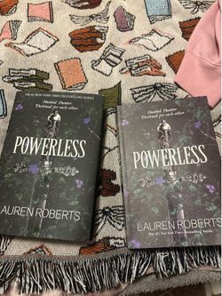 Powerless by Lauren Roberts (hardback and paperback with sprayed edges available)