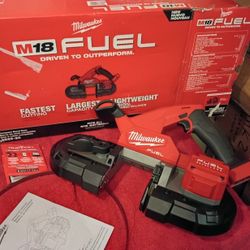 M18 Milwaukee Fuel Band Saw Tool Only $250