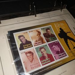 Elvis Presley  Stamp Collection 