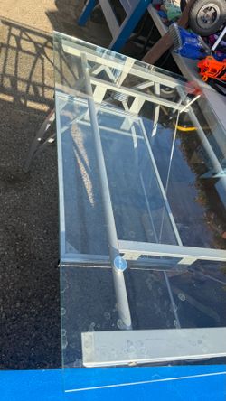 Glass desk