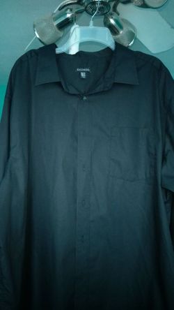 Mens George Dress Shirt (Black)