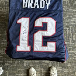 Signed Tom Brady Jersey