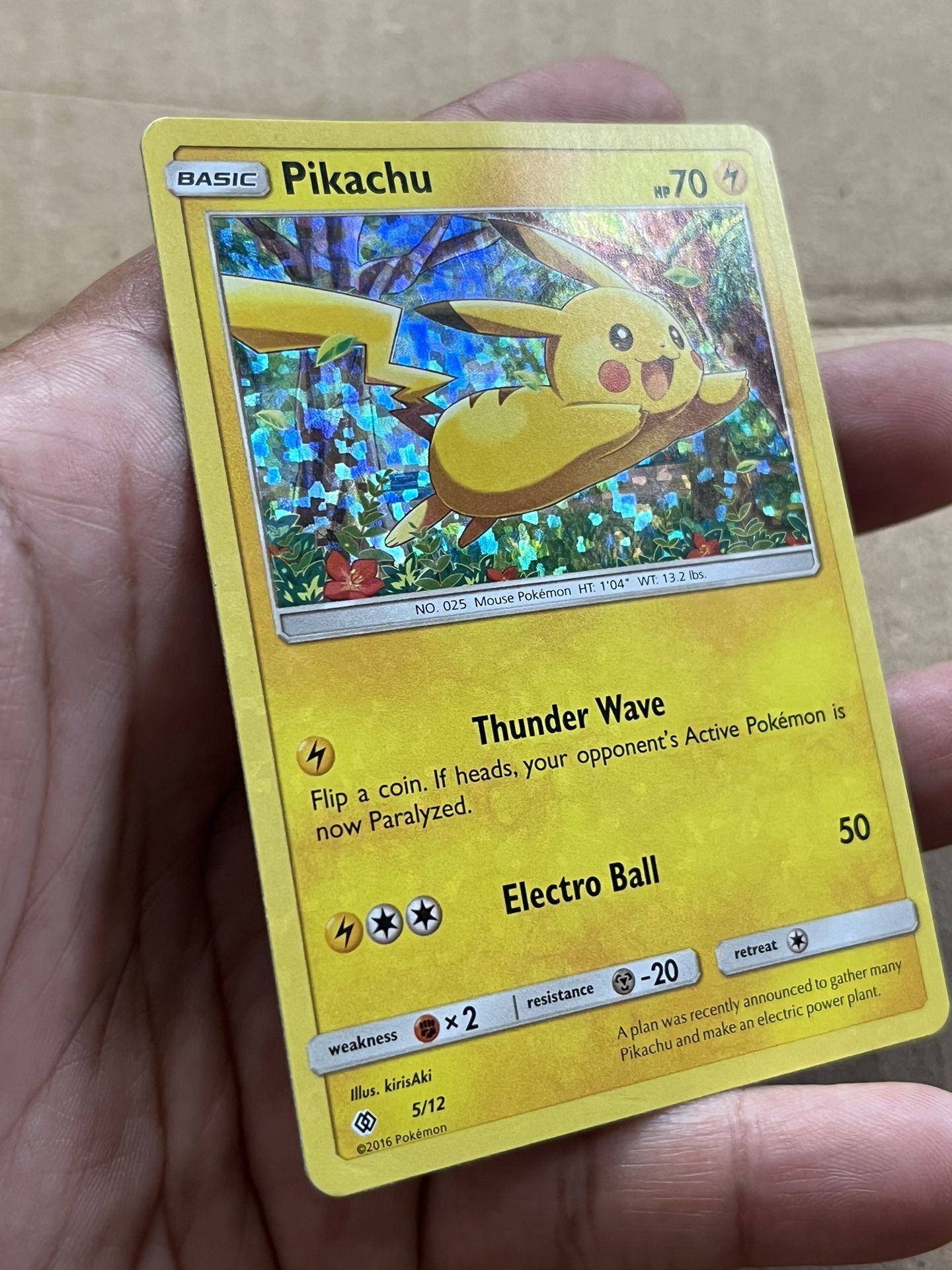 how much is a pikachu holographic card worth Pokemon - 018 - Trick or Trade 2024 - Cosmos Holo the Defending Pokemons attacks do 20 less damage (before applying Weakness and Resistance) Pikachu Ex Crown Rare Gold